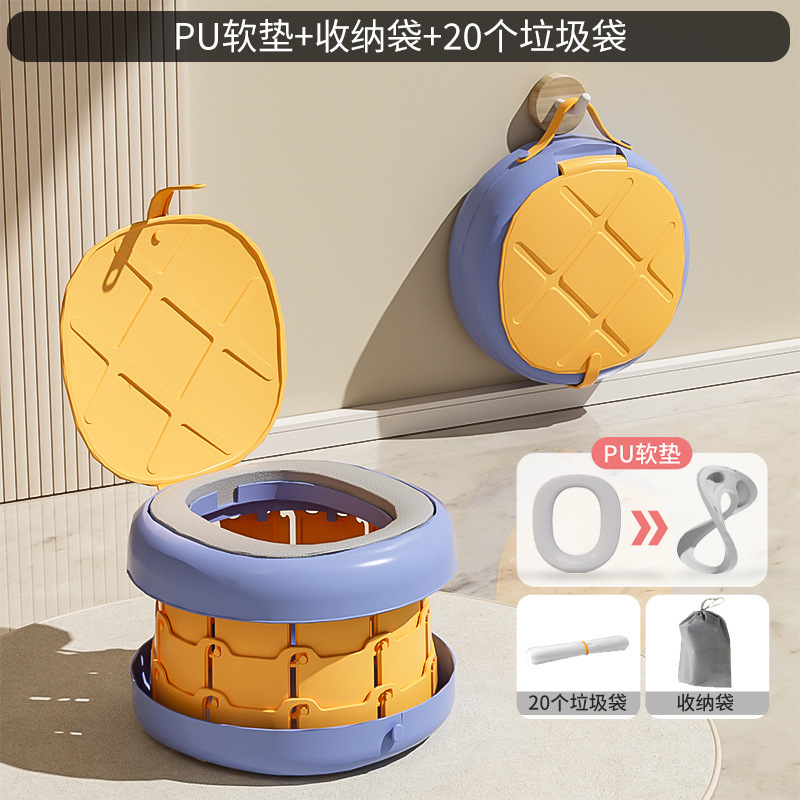 Inodoro plegable para niños orinal portátil para hombres de los niños orinal al aire libre inodoro de viaje para bebé