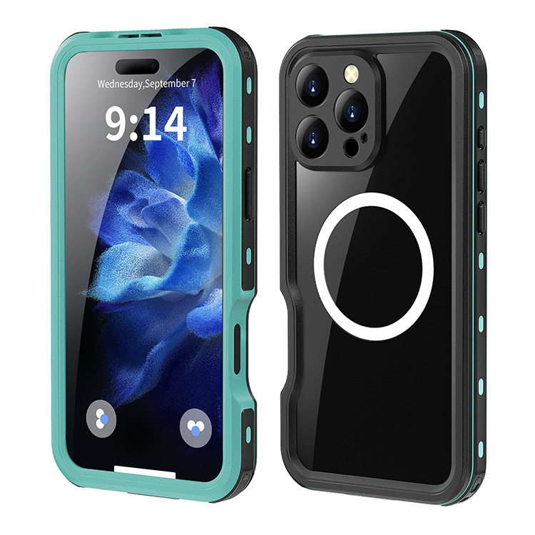 iPhone17防水携帯電話ケース、Apple 14/13/12/11promaxダイビングケース、x完全密閉型|undefined