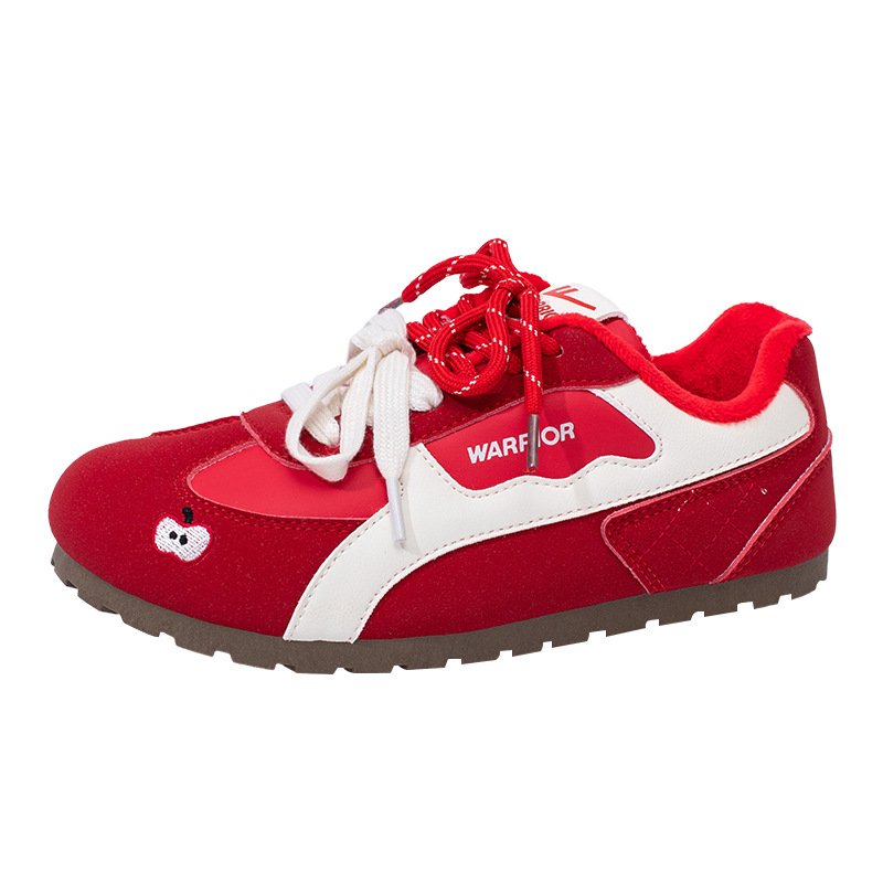Zapatos de capacitación calientes de invierno de 2025 nuevos zapatos de algodón cómodos, suaves y versátiles, zapatos de moda de alta calidad para mujeres