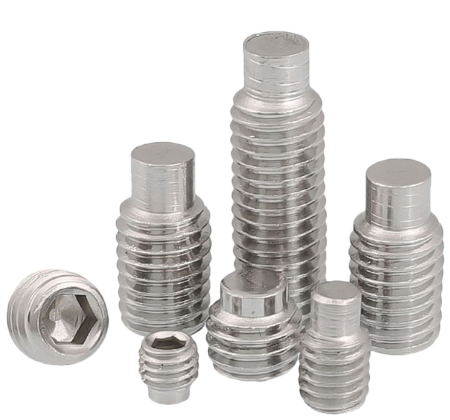 不锈钢DIN915柱端紧定内六角柱端紧定螺钉A2不锈钢紧定螺栓