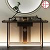 New Chinese style solid wood Console Tables Corridor Case Desk register and obtain a residence permit Foyer partition Narrow table Buddhist mood Side view furniture