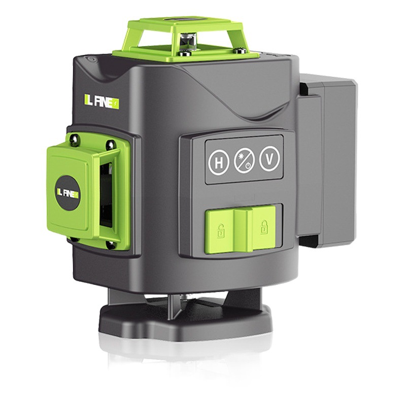 Medidor de Nivel Láser LFINE4D16 Línea 3D12, Proyector de Línea de Luz Verde, Nivel Láser, Venta al por Mayor