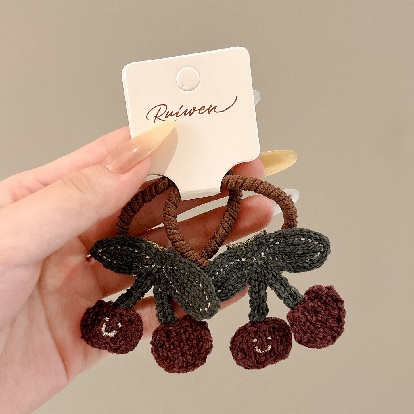 Papá Noel correa de goma para niños navideños vestido de cabello jardín de infantes bebé anillo de cabello de Navidad atmósfera accesorios