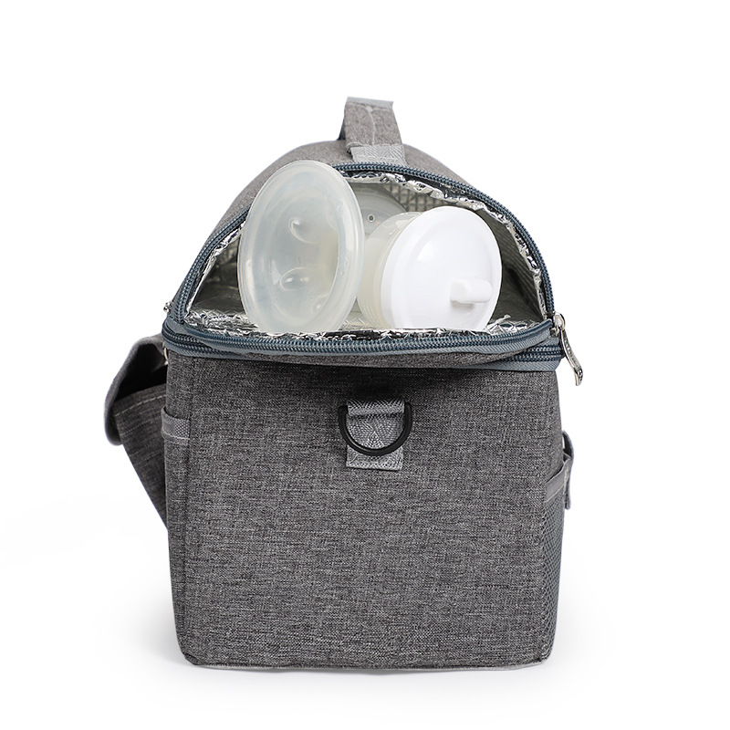 Bolsa aislante cruzada de gran capacidad transfronteriza Bolsa de lonchera portátil Bolsa de picnic con arroz Bolsa de hielo al aire libre Bolsa bento Bolsa de almuerzo