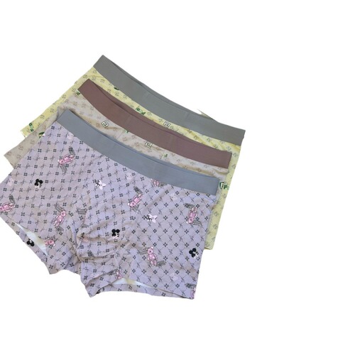 Casa Leopard 2024 Seamless Spring Modal Print Series Men's Boxer Briefs - Comfortable Seamless Fashion