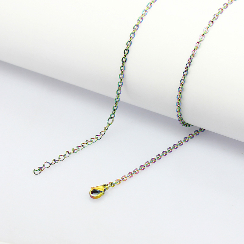 Gawu caja de acero inoxidable redonda de cristal caja de la foto cinabrio COLLAR COLGANTE hombres y mujeres Universal de múltiples tamaños disponibles