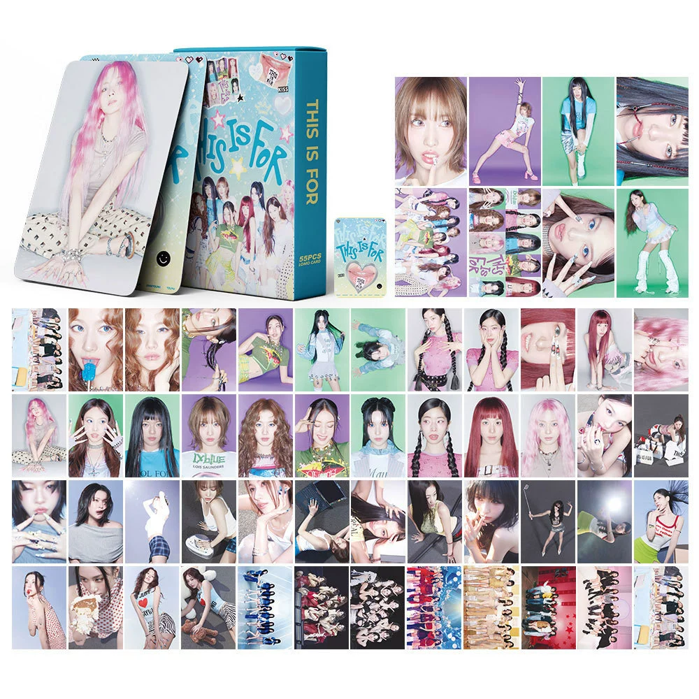 KPOP LOMO фото-карточки набор 55 шт. DIY, 5,7×8,7 см — поддержка IVE