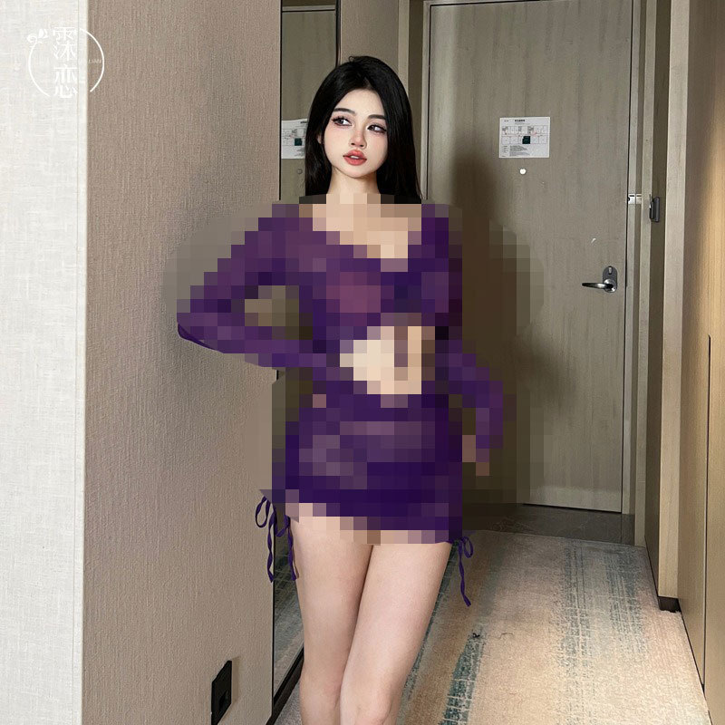 Sexy purple underwear