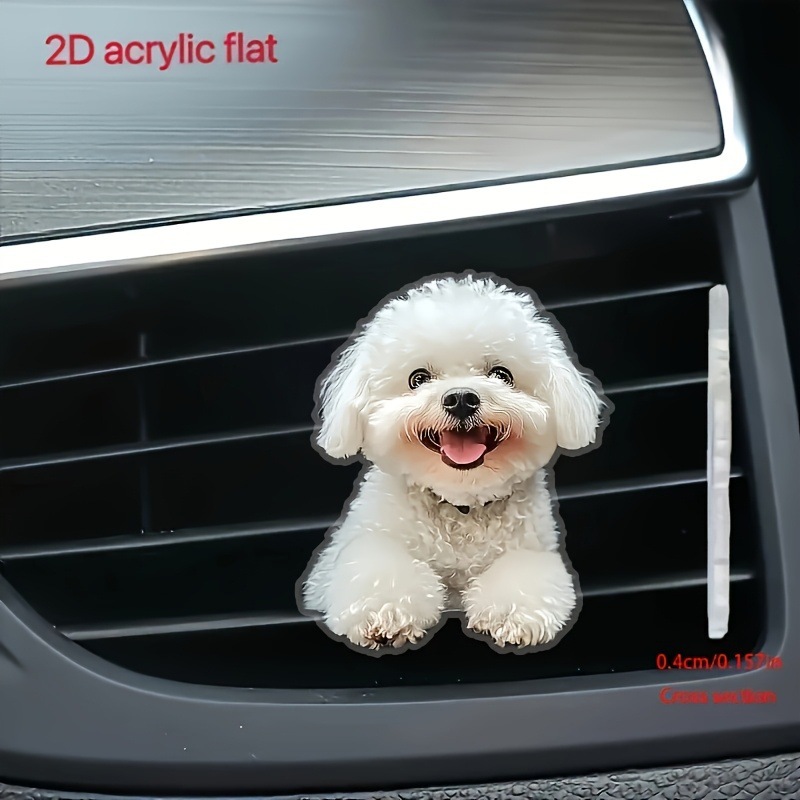 2025跨境可爱亚克力车内出风口装饰香薰夹汽车用品装饰