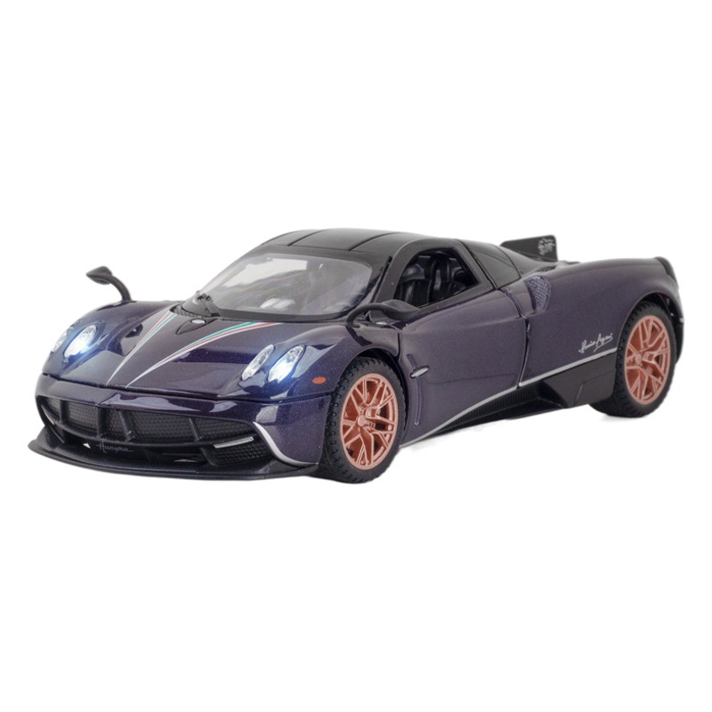 (A granel) Jiaye aleación modelo de coche 1:32 pa Garney dragón chino Tire hacia atrás el sonido y la luz de juguete modelo de coche deportivo adornos