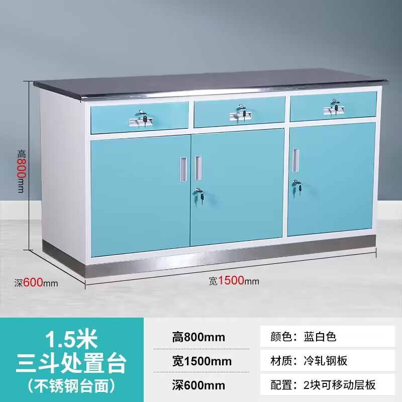 西洋薬箱ステンレス無菌器械箱治療室の処置台を改造して病院を厚くして診療所を厚くします。|undefined
