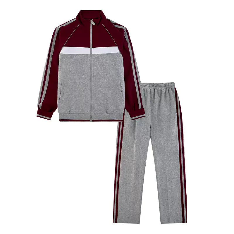 春秋季中小学生校服长袖套装初高中班服男女运动会学院风团体服