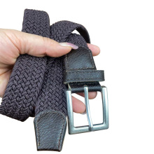 男士松紧皮带弹力 编织腰带 网络爆款休闲针扣女士帆布裤腰带批发