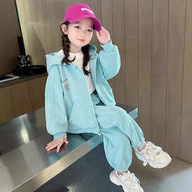 女童运动套装春装2026新款儿童春季洋气时髦宝宝休闲超好看两件套