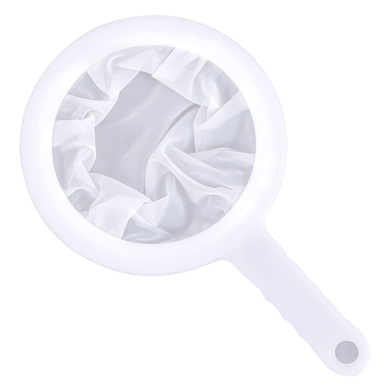 Household Soybean Milk Filter Screen Juice Squeezing Leakage Screen Residue Separation Filter with Handle Kitchen Colander Fine Mesh Leakage
