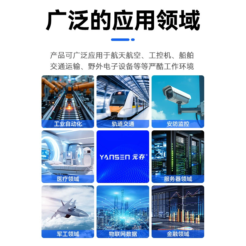 （YANSEN） Solid -state hard drive industrial grade 2.5 -inch SATA3 128G wide temperature supports SSD