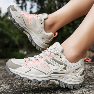 Large Size Outdoor Hiking Shoes, Couple Shoes, Casual Breathable Sports Shoes, Short-Distance Travel Hiking Shoes, Mesh Men's and Women's Shoes