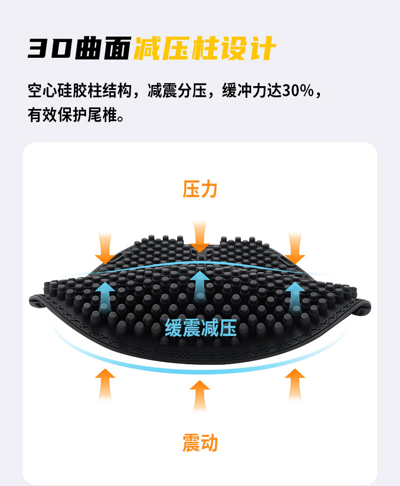 Summer motorcycle silicone seat cushion cover, sun-proof, shock-absorbing, waterproof, ventilated, universal for electric vehicles, breathable and heat-insulating pad