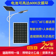 6.8m 太陽光発電街路灯、田舎の道路照明、公園照明、コミュニティ街路灯改修、太陽光発電街路灯プロジェクト