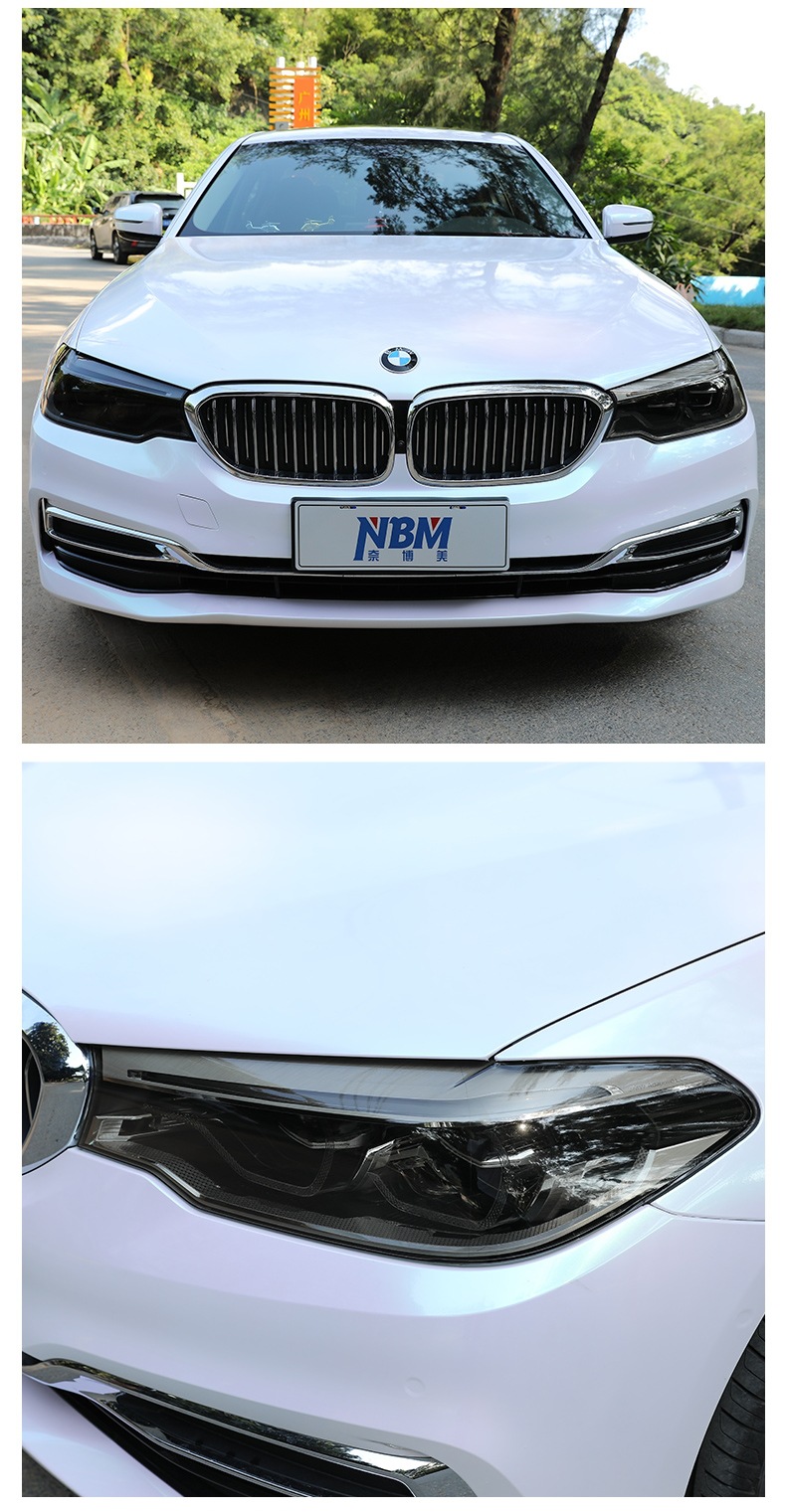 Car Light Film Tpu Headlight Light-Transmitting Protective Film Tph Blackened Tail Light Scratch Repair Car Light Protection Color-Changing Film