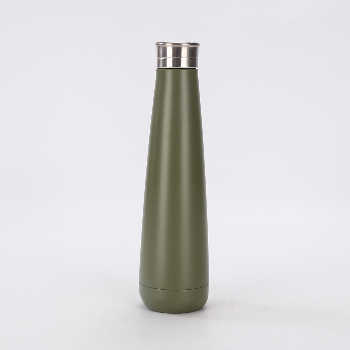 Transfronterizo nuevo 304 botella de cola cónica de acero inoxidable moderna simple taza de aislamiento de mano taza de agua portátil para estudiantes