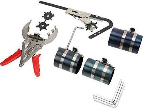 Car piston ring disassembly and compression tool, expansion caliper, engine carbon buildup cleaning scraper, auto repair and maintenance tool set