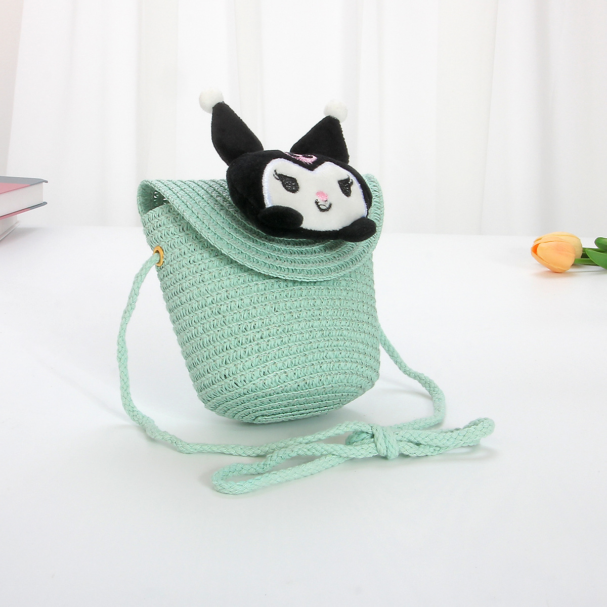 민트그린 플랩백-샤오헤이