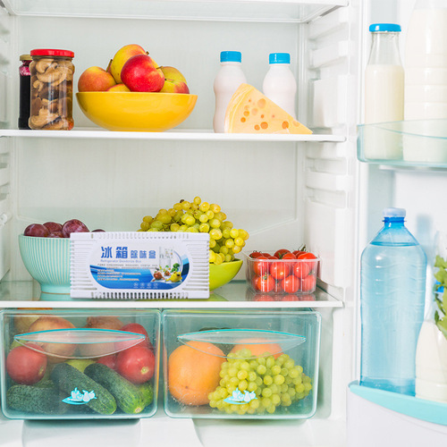 Refrigerator Deodorizer Refrigerator Deodorizer Box Refrigerator Deodorizer Freezer Remove Odor Plastic White Box Wholesale