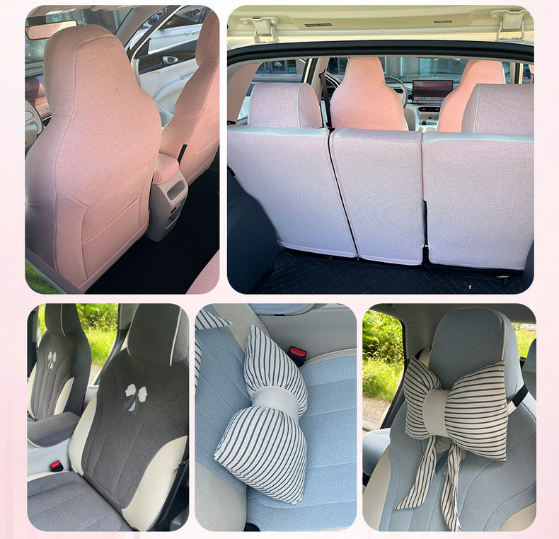 Suitable for Geely Xingyue, Linen Fabric, Wear-Resistant, Breathable, Full-Cover High-End Special Car Seat Cover