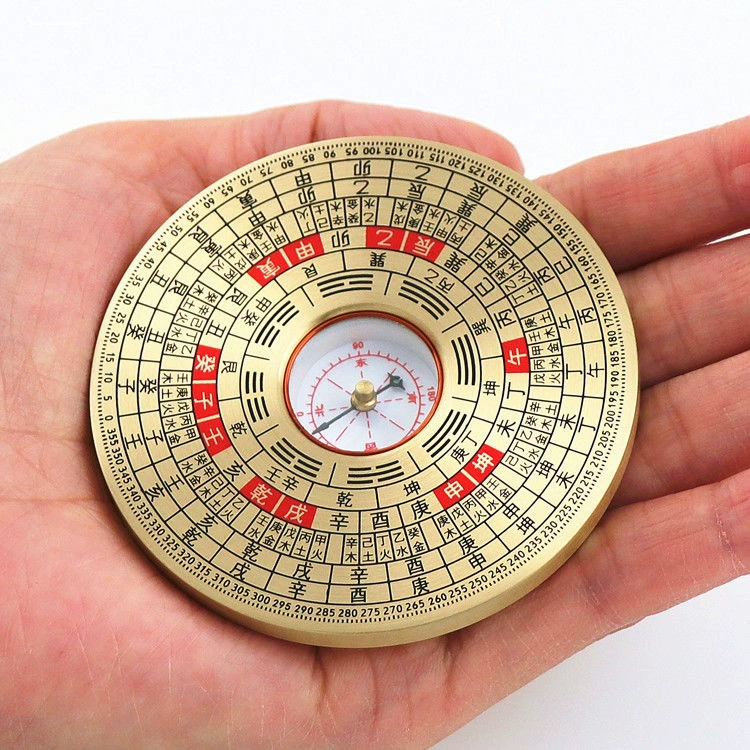Benbald compass high -precision Portable Gossip small compass circular pocket triple three -in -three comprehensive guidelines