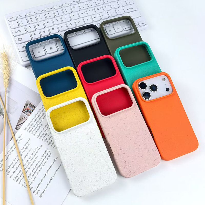 Suitable for iPhone 17 Eco-Friendly and Biodegradable Phone Case Apple 16 Wheat Straw Huawei Samsung Xiaomi Protective Cover