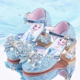 童皮鞋;童凉鞋;水晶/水钻鞋