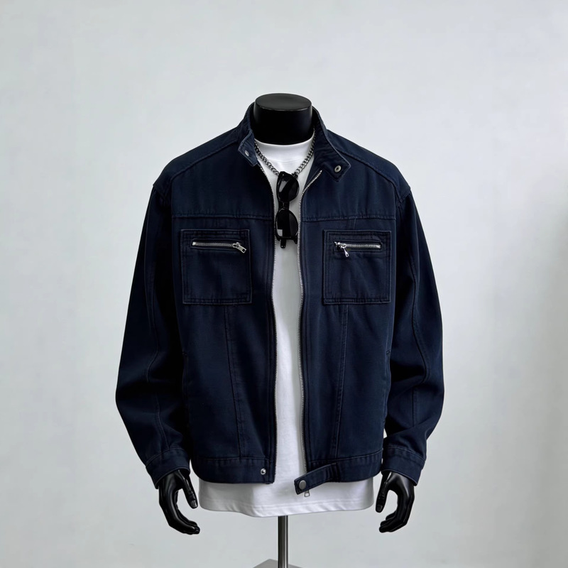 High-End Shoulder-Padded Short Functional Jacket for Men, Spring & Fall Niche American High Street Fashion Brand Vibe Wind Motorcycle Jacket High-End Shoulder-Padded Short Functional Jacket for Men, Spring & Fall Niche American High Street Fashion Brand Vibe Wind Motorcycle Jacket