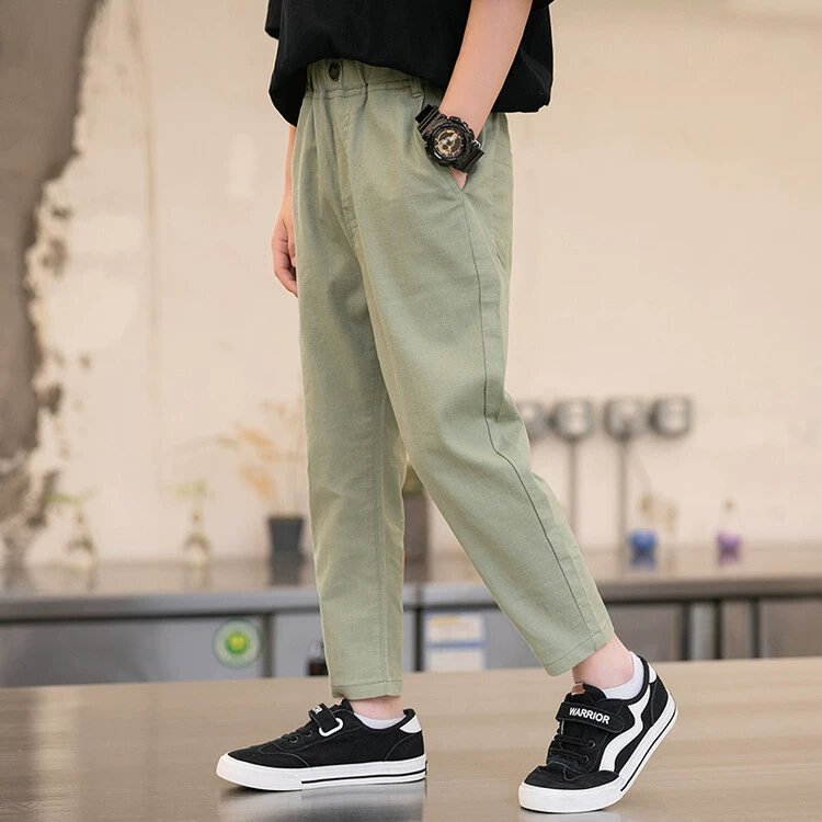 Брюки Casual (Seconds) 97% хлопок, летние лёгкие комфортные, зелёный, посадка для 170 см