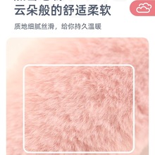 纯铜汤婆子布套老式不锈钢暖手宝电热饼毛绒防烫外套暖手壶保护套