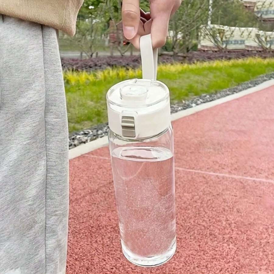 Без印ечная переносная спортивная и фитнес-крупная прозрачная чашка, необходимая бутылка для воды на улице, в пути и в офисе