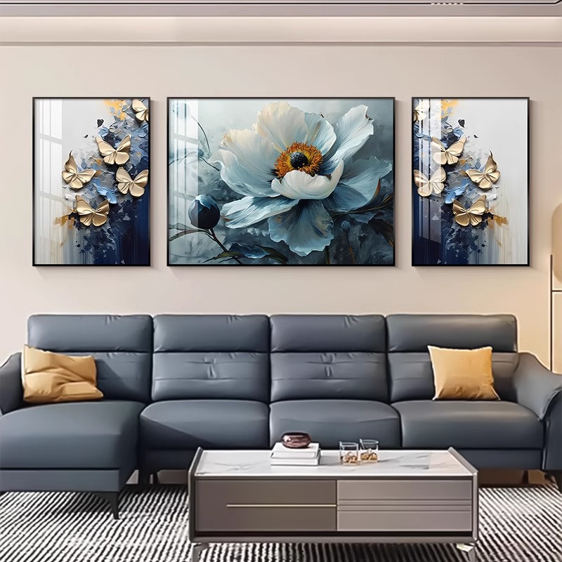 Living room sofa background wall decoration painting 2024 new modern…