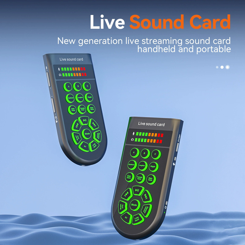 Karaoke Recording Live Broadcast Bel Canto Game Streamer English Version Mobile Phone Computer Handheld Voice Changer Z8