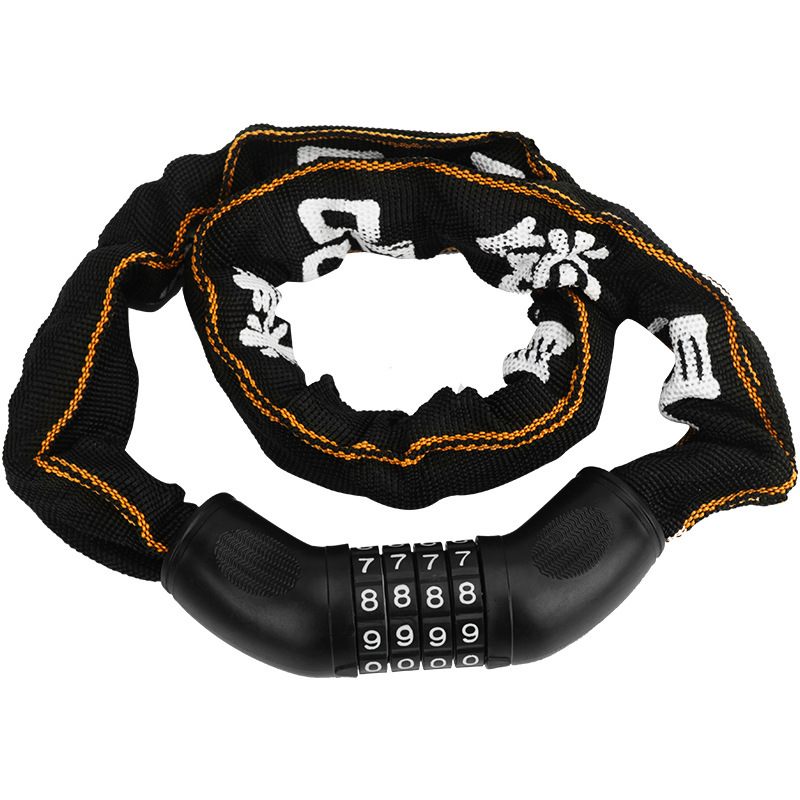 Bicycle lock anti-theft chain lock portable lock bicycle lock electric car chain lock password chain lock car lock Bicycle lock anti-theft chain lock portable lock bicycle lock electric car chain lock password chain lock car lock