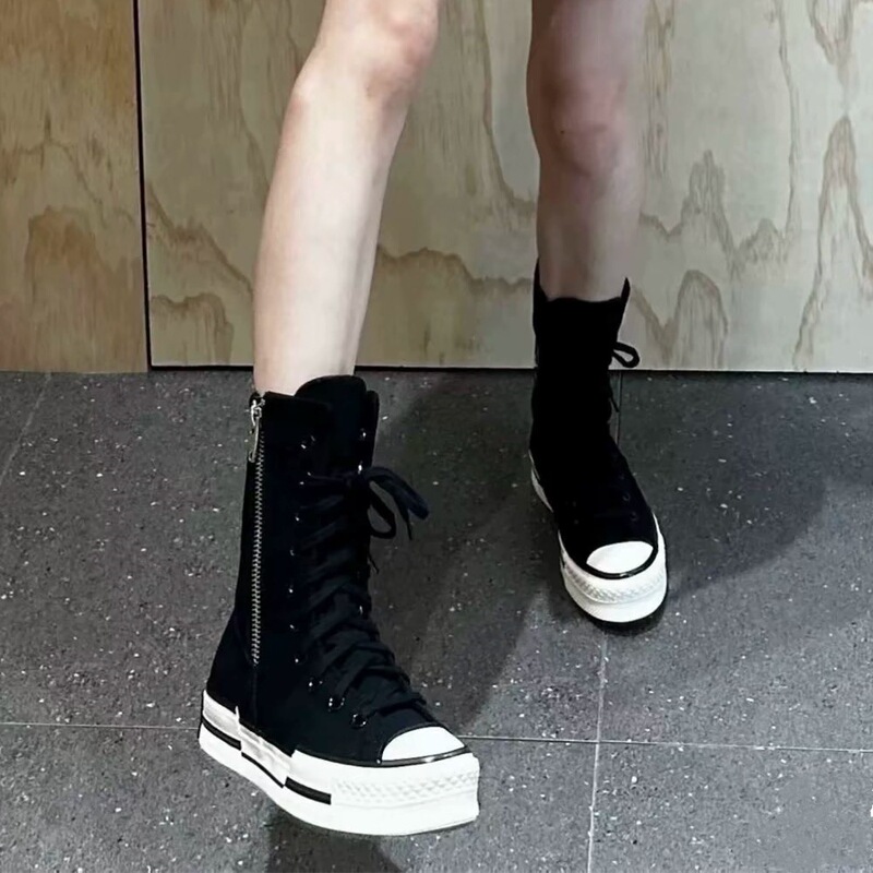 Chuck1970s PlusX-High elevated deconstructed thick-soled casual canvas shoes for women A10361C dad shoes