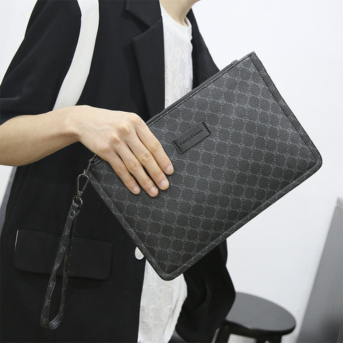 Men's clutch bag large capacity clutch bag card bag envelope bag with card slot hand bag 2024 new casual bag trend