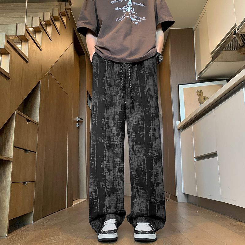 春秋款爆款扎染西裤透气潮流时尚户外正品情侣运动登山外搭休闲裤