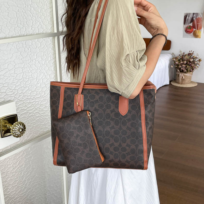 Nicho coreano retro bolso de mano tote bolso de mujer 2026 verano nuevo color de flores viejas bolso de hombro bolso de brazos