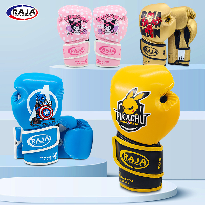 2025 New Raja Kidsren's Boxing Gloves Kidsren's Fighting Sanda Training Competition Boxing Gloves for Sandbags