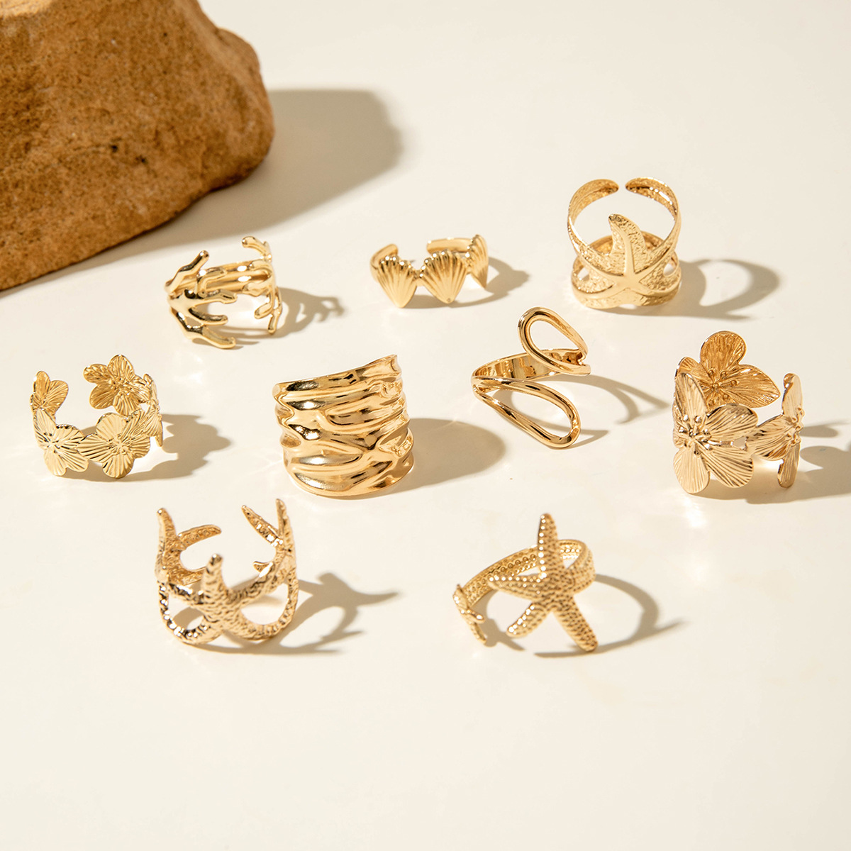 Minimalist Stackable Ring Set With Cubic Zirconia For Women_voghion.com