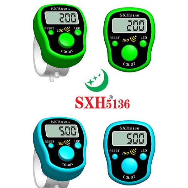 1051 # Светодиодный светильник, производитель счетчика звука, кольцевой тип, светящийся счетчик на палец, голый металл без упаковки