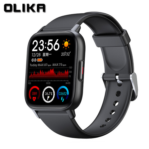 Cross-border hot-selling smart watch body temperature and blood oxygen detection Bluetooth reminder watch multi-functional sports swimming smart watch