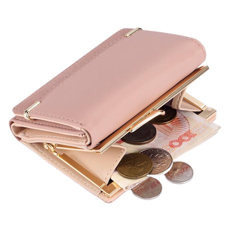 Tailian Tilian monedero vintage corto esmerilado estilo coreano monedero ins estudiante billetera al por mayor