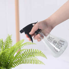现货酒精喷雾瓶 500ML透明塑料瓶清洁剂 园艺浇水喷壶