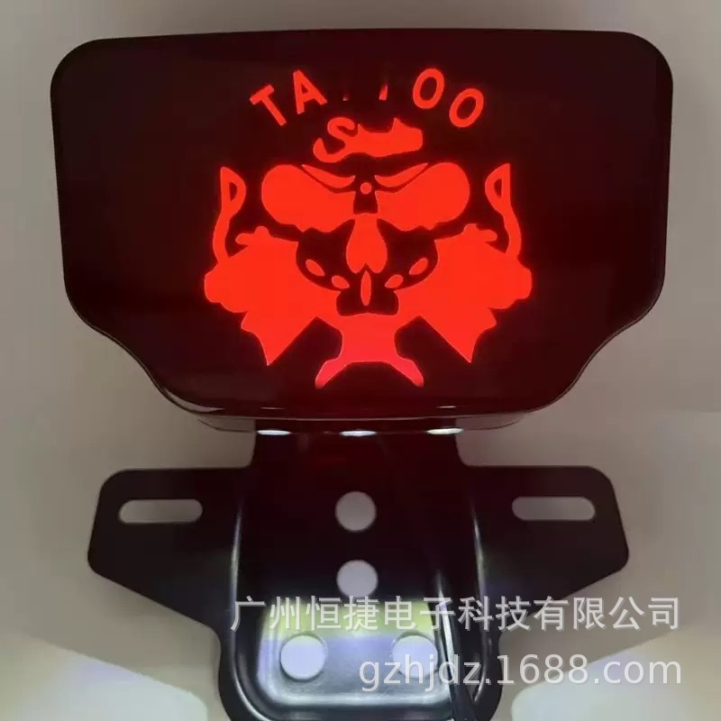 Suitable for Suzuki Gn125-T and Honda Cg125 Modified Sunflower Turn Signal Tail Light Led Brake Light Cross-Border